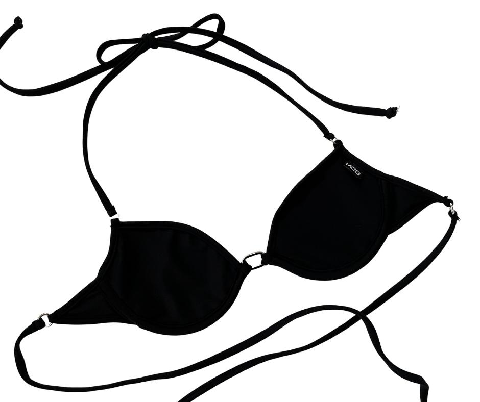 Midnight Black - Underwire Bikini Top image 5
