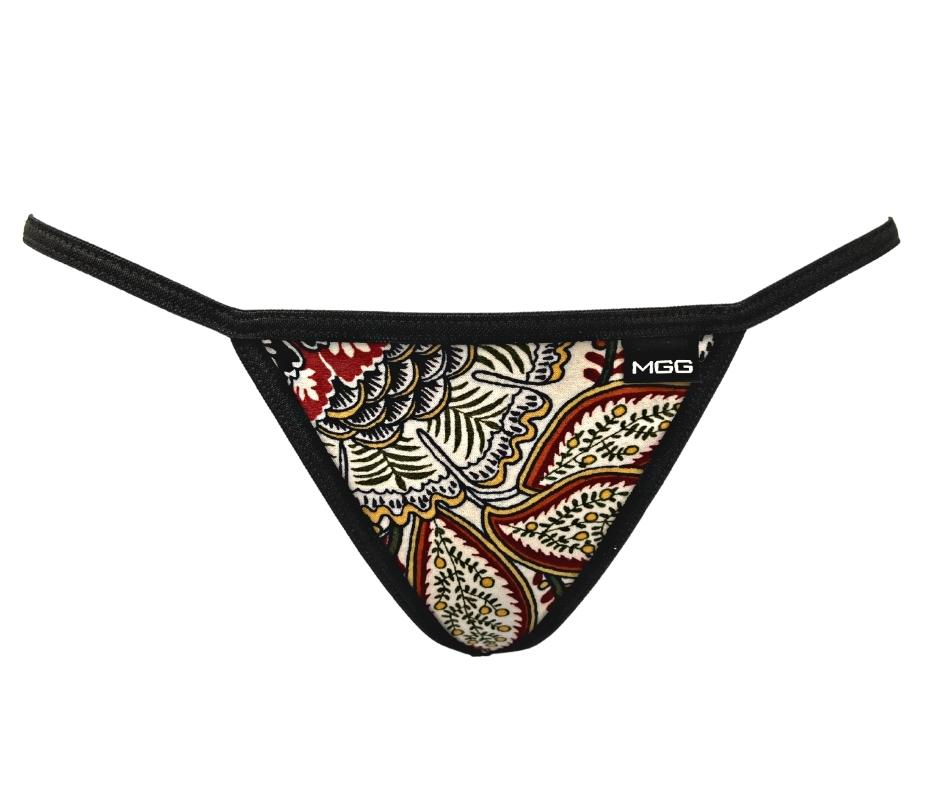 Fall Paisley - Low Rise G-String Underwear image 0