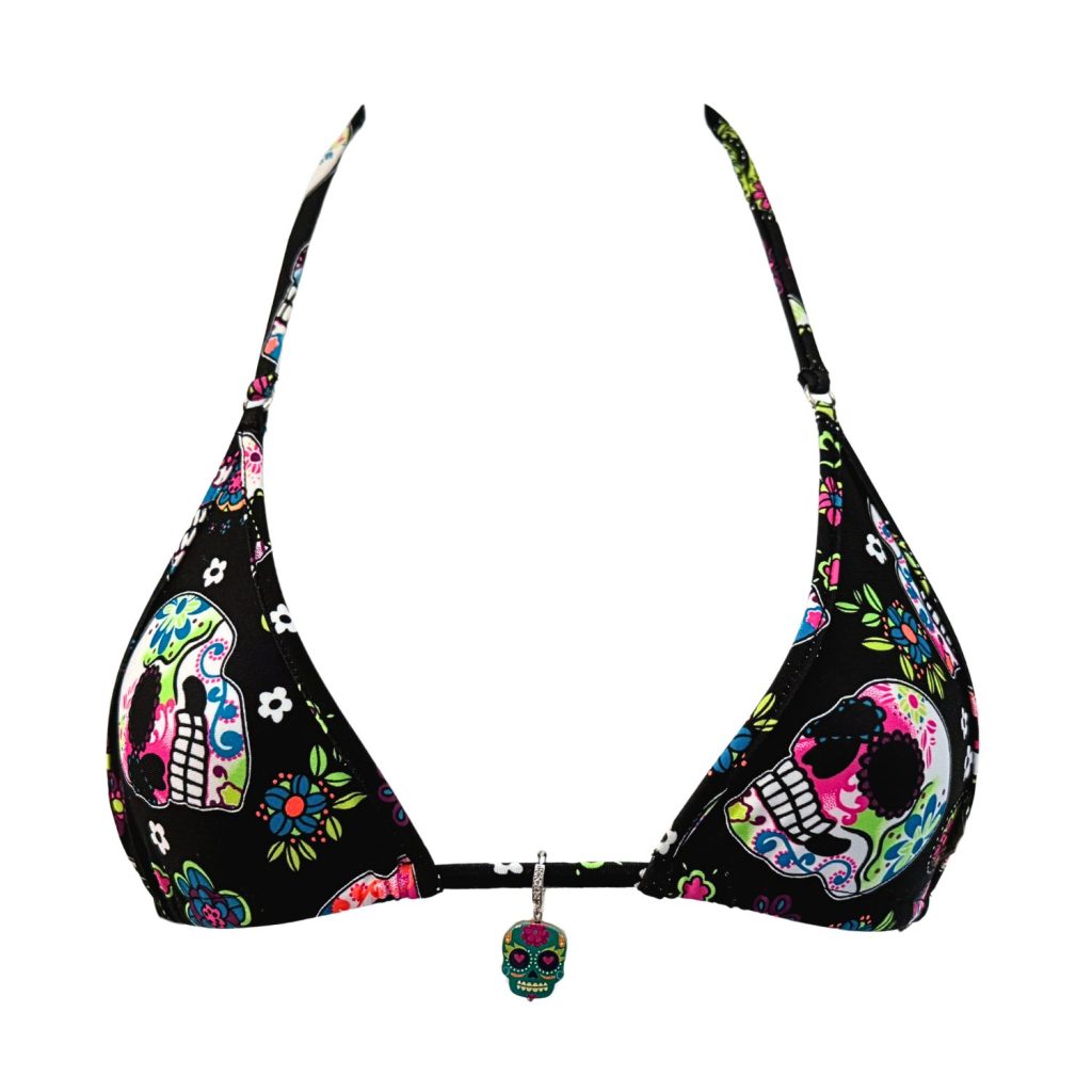 Sugar Skull Bikini Top Charm image 4