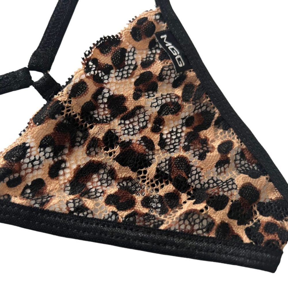 Leopard Print - Lace G-String Lingerie image 1