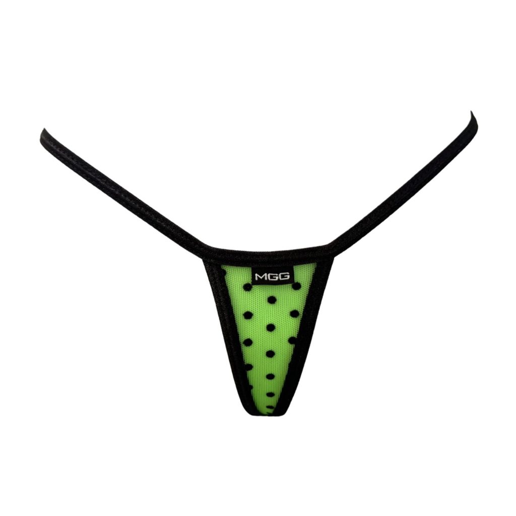 Neon Polka Dot - Extreme Sheer G-String image 0
