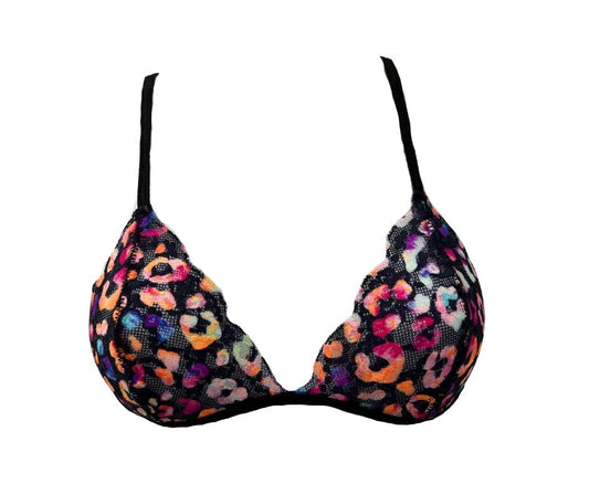 Electric Leopard - Lace Bralette image 0