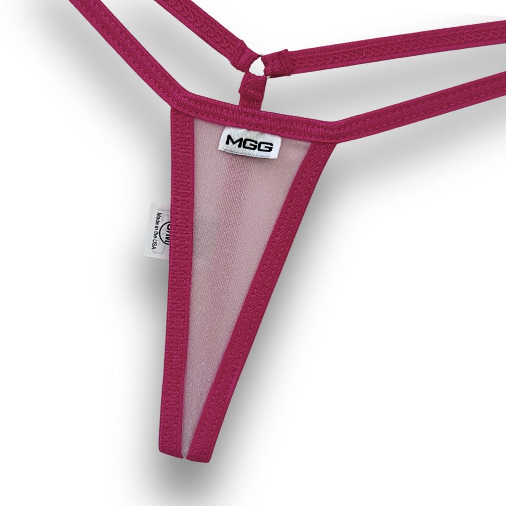 Light Pink - Sparkle Sheer- Extreme G-String Underwear image 1