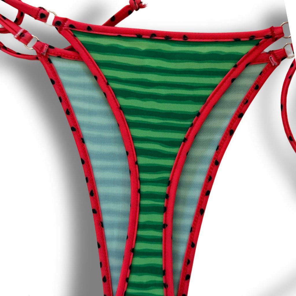 Watermelon - Brazilian Tie Sides Bikini Bottom image 2