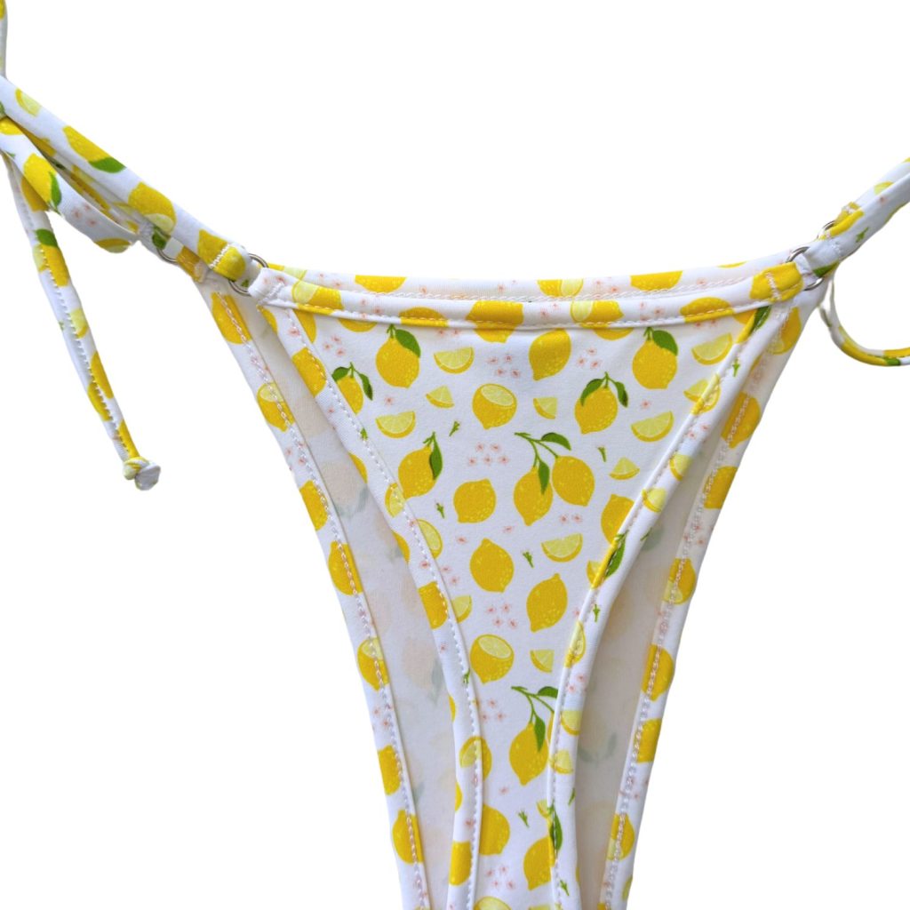 Limoncello - Brazilian Tie Sides Bikini Bottom image 2