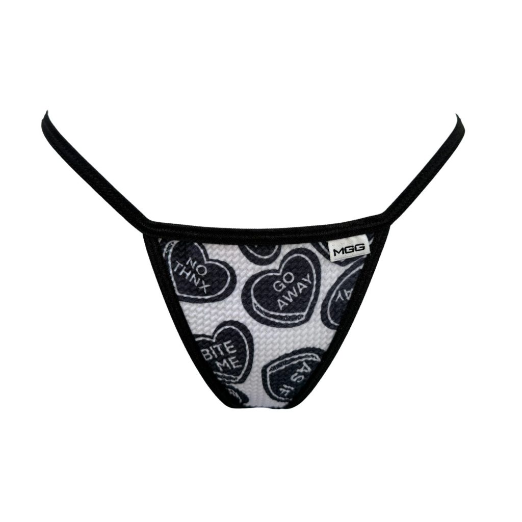 Love Stinks Candy Hearts - Low Rise G-String Underwear image 0