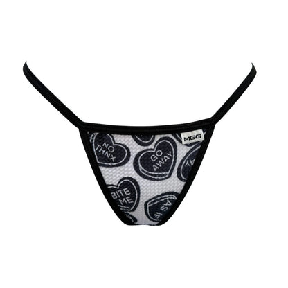Love Stinks Candy Hearts - Low Rise G-String Underwear image 0