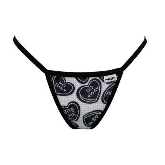 Love Stinks Candy Hearts - Low Rise G-String Underwear image 0