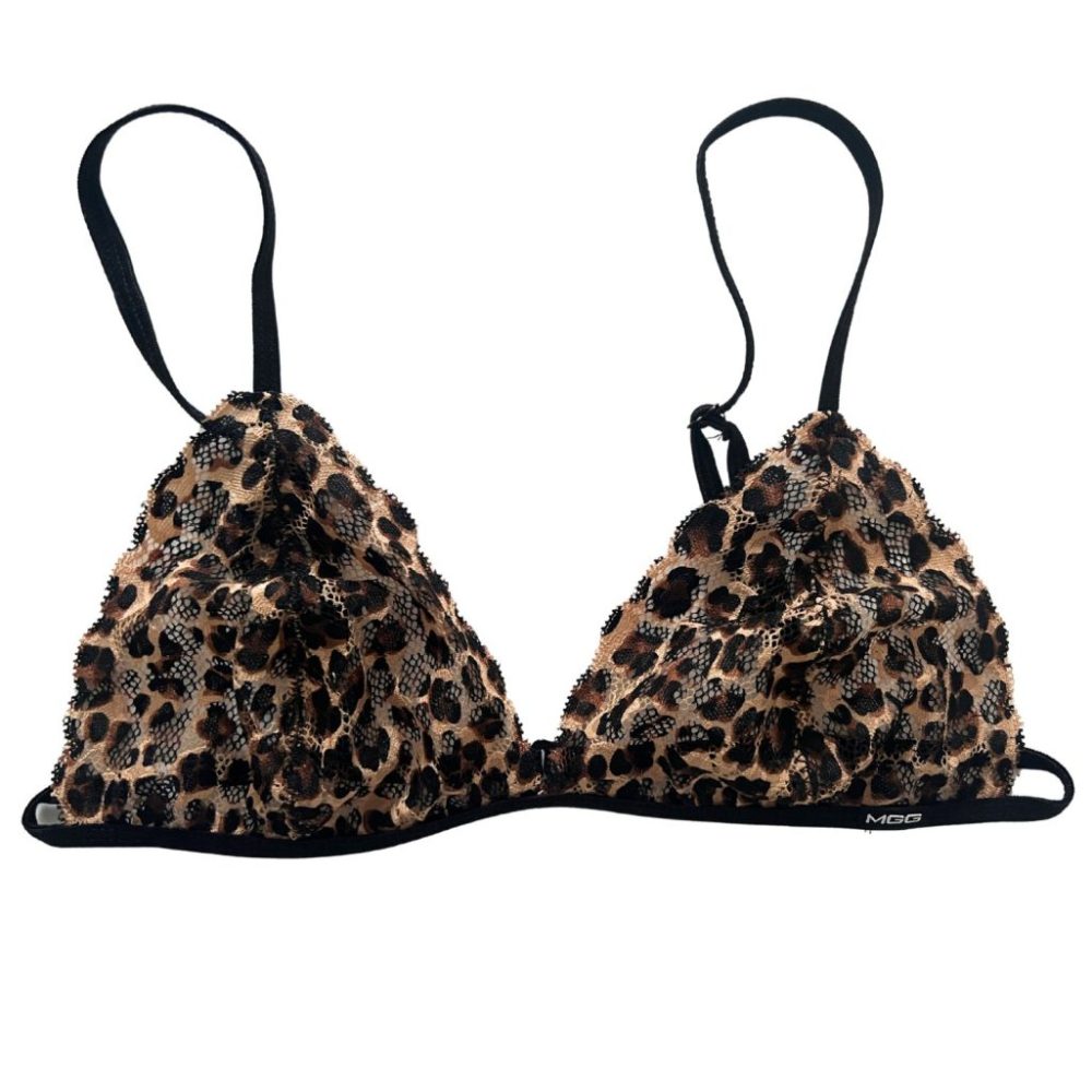 Leopard Print - Lace Bralette image 4