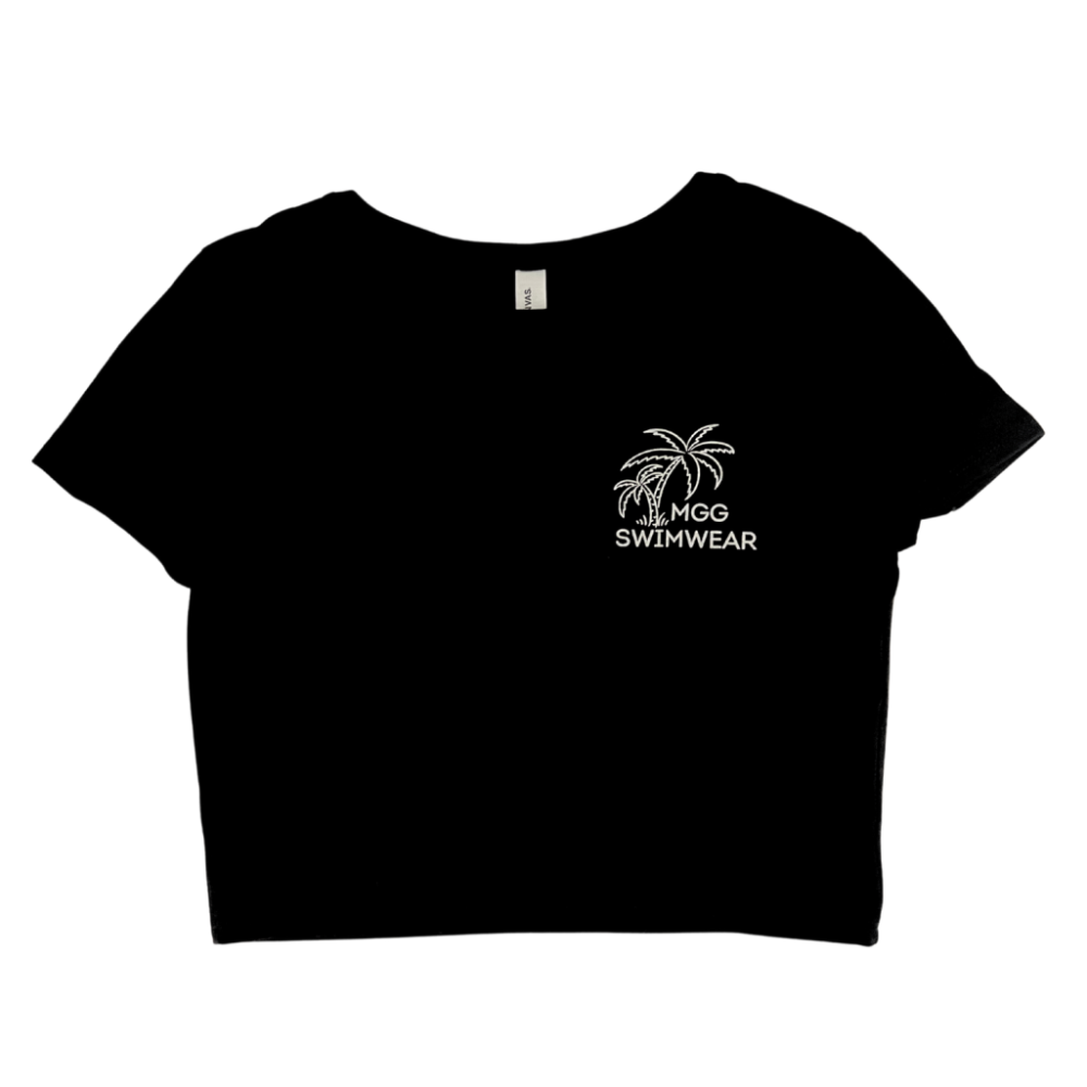 Bikini Contest Winner - Black Crop Top image 2