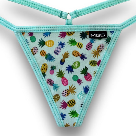 Rainbow Pineapple - Low Rise Cotton G-String image 1