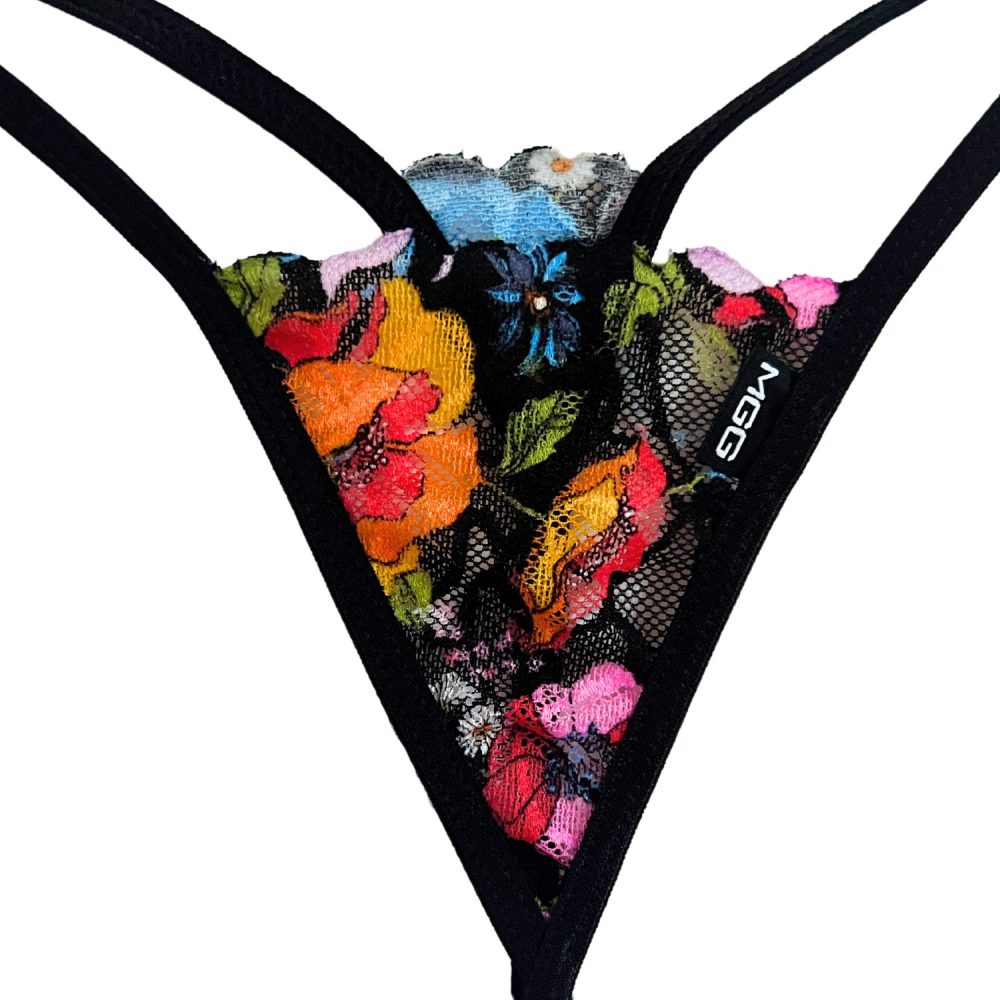 Wildflowers - Lace Thong G-String Underwear image 3