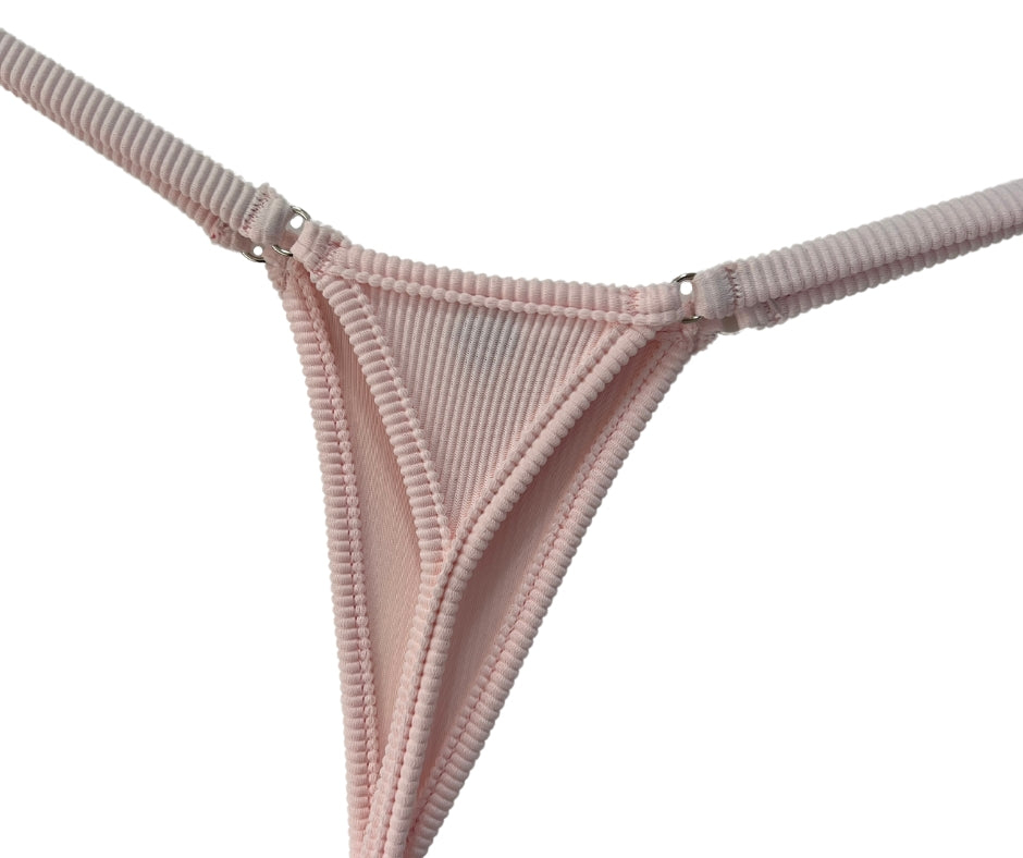 Barely Pink - Tie Sides Bikini Bottom image 2