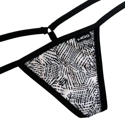 Abstract Stripes - Low Rise G-String Underwear image 3