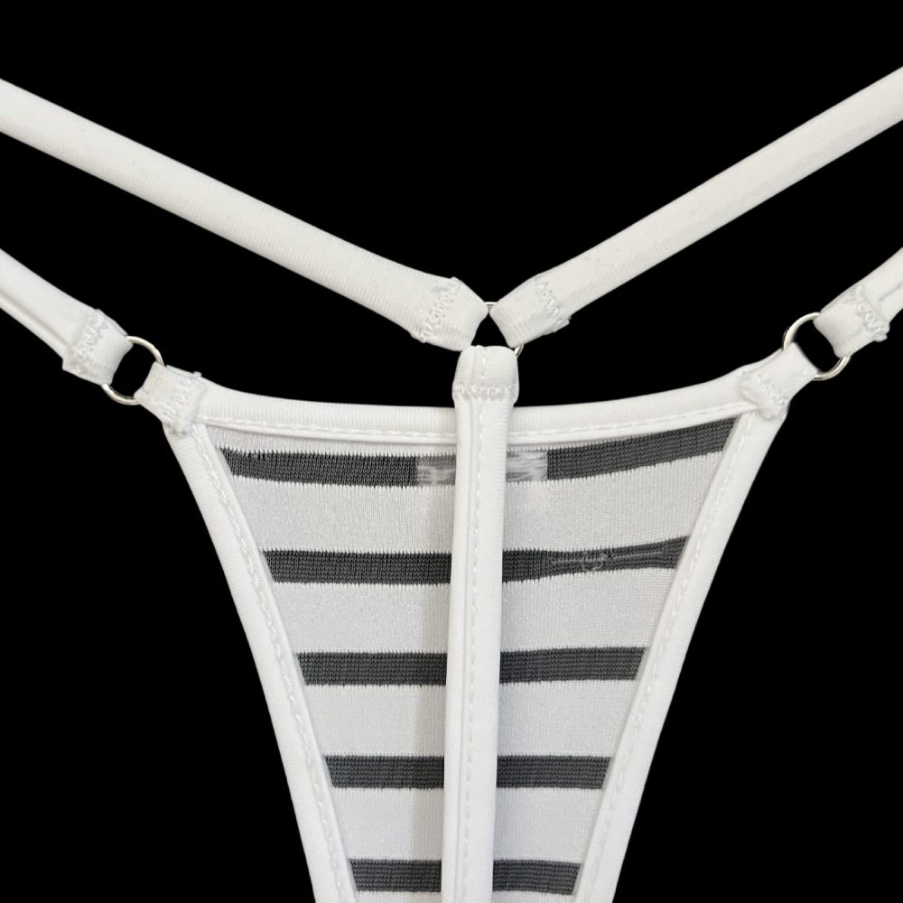 Coastline - White - Nano Bikini Bottom image 3