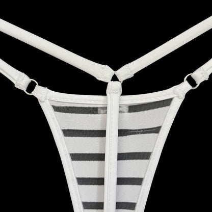 Coastline - White - Nano Bikini Bottom image 3