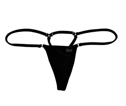 Midnight Black - Open Triangle Bikini Bottom image 1
