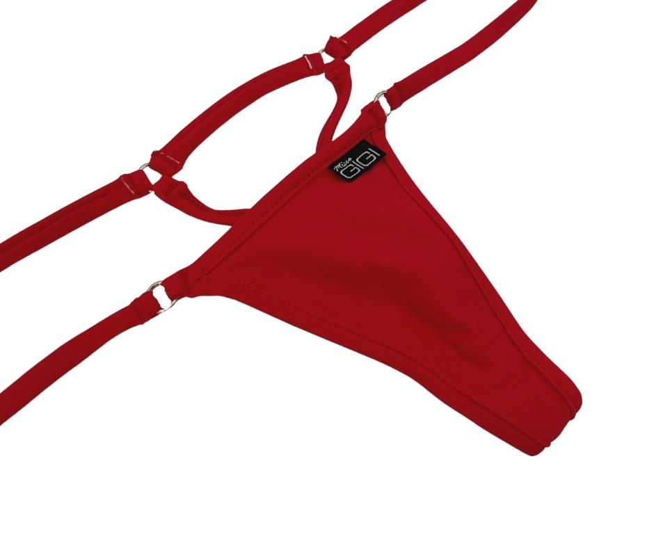 Candy Apple Red - Open Triangle Bikini Bottom image 3