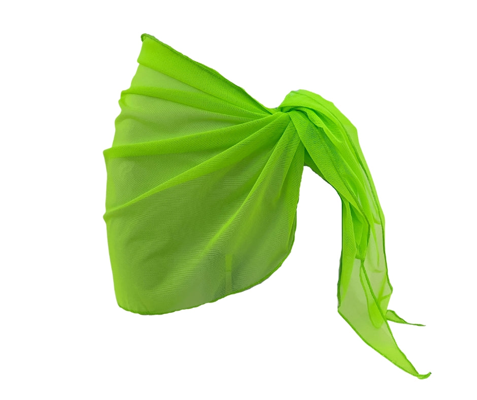 Neon Sheer Sarong Coverup image 0