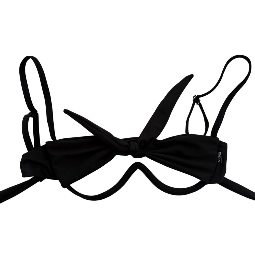 Midnight Black - Peek-a-Boo Underwire Bikini Top image 6