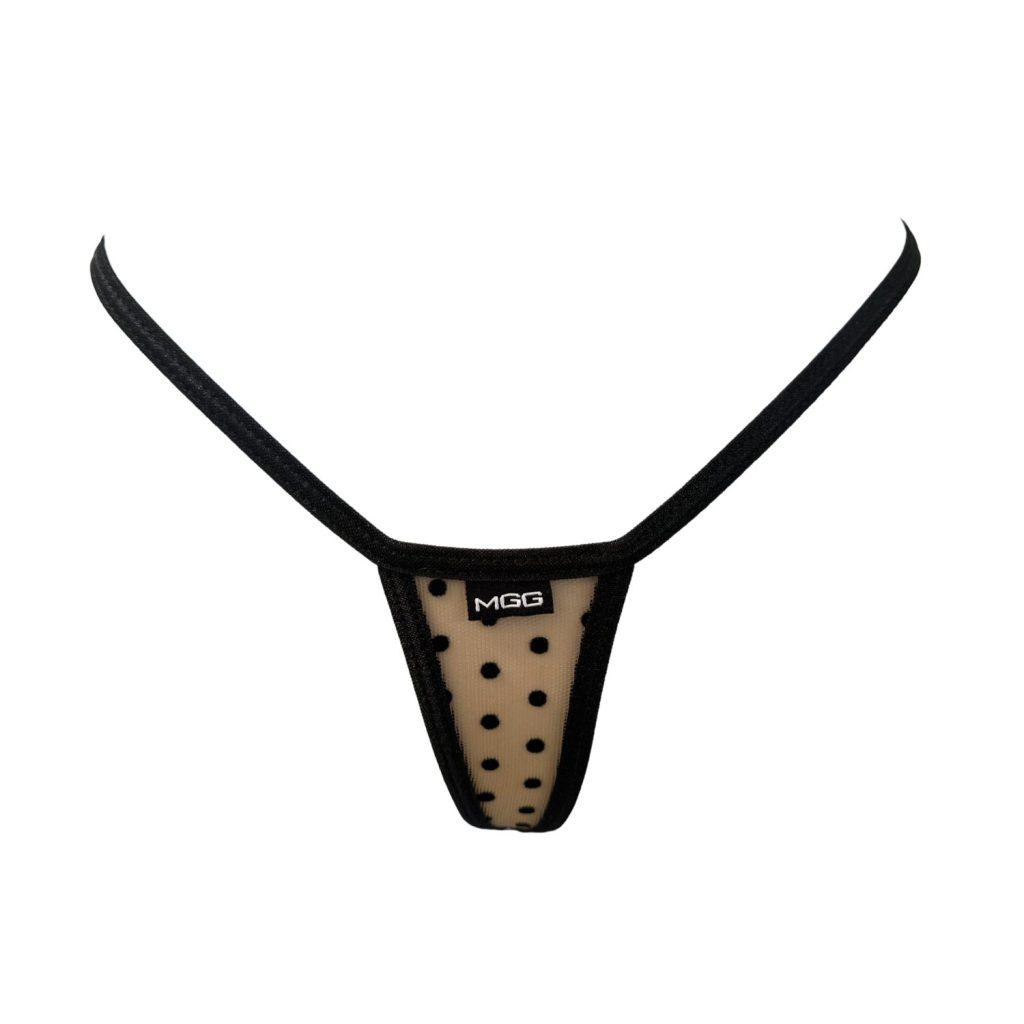Nude Polka Dot - Extreme Sheer G-String image 0