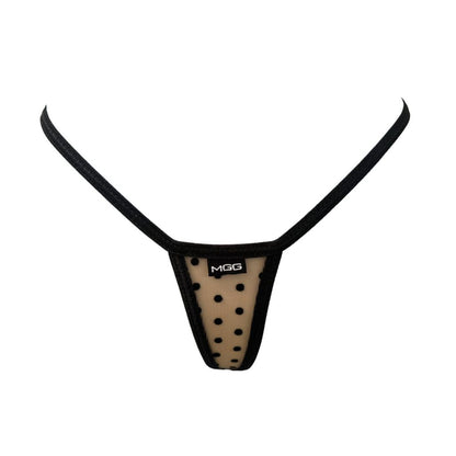 Nude Polka Dot - Extreme Sheer G-String image 0
