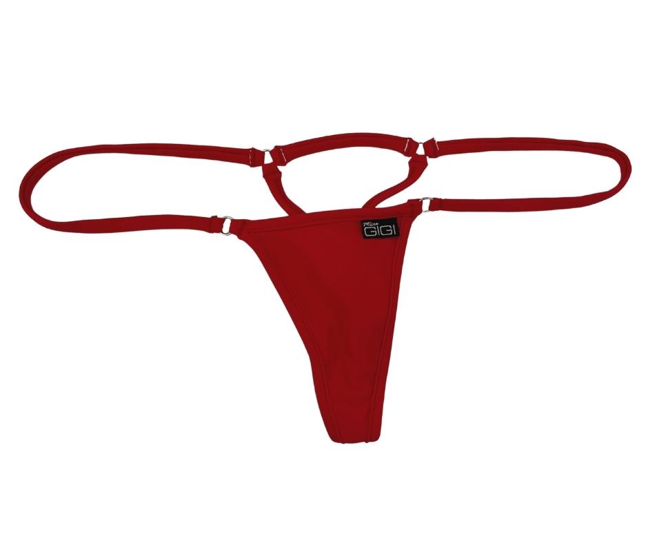 Candy Apple Red - Open Triangle Bikini Bottom image 1