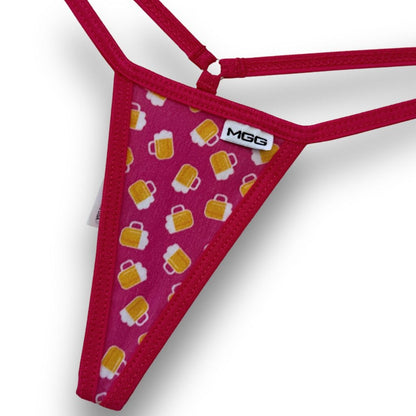 Beer Mugs - Pink - Mini Cotton G-String image 2