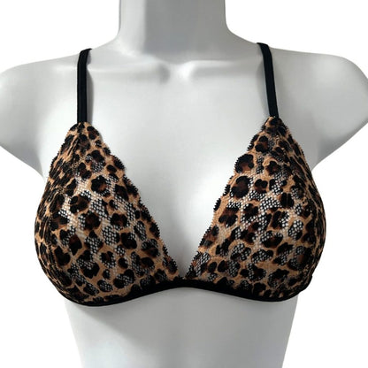 Leopard Print - Lace Bralette image 1