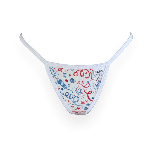 4th of July Fireworks - Low Rise G-String