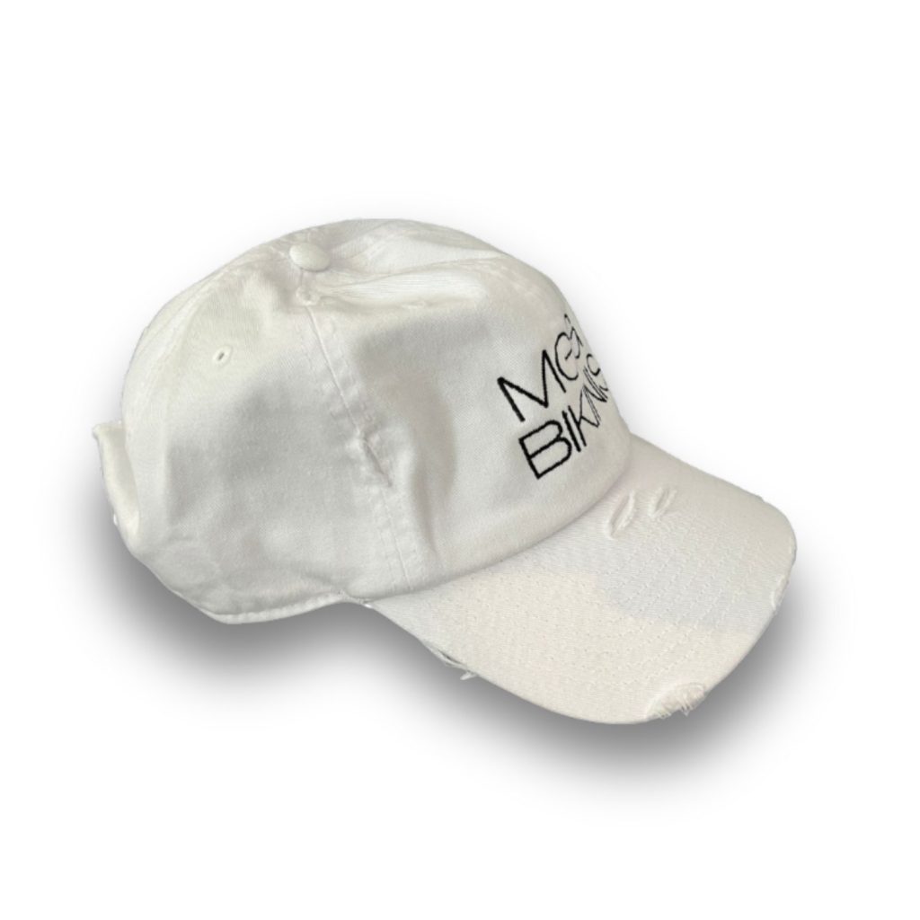 MGG Bikinis White Baseball Hat image 2