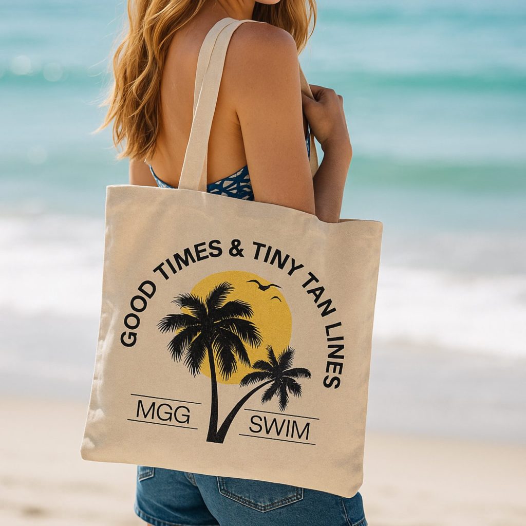 Good Times & Tiny Tan Lines Tote Bag image 0