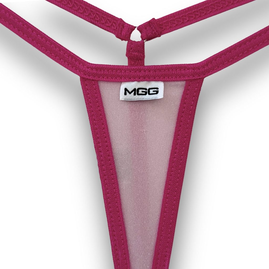 Light Pink - Sparkle Sheer- Extreme G-String Underwear image 2