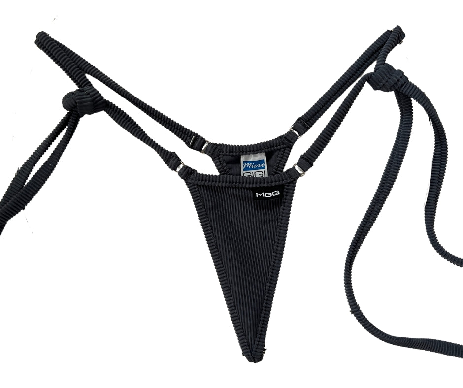 Slate Gray - Tie Sides Bikini Bottom image 2