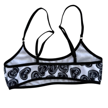 Love Stinks Candy Hearts - Leisure Bralette image 2