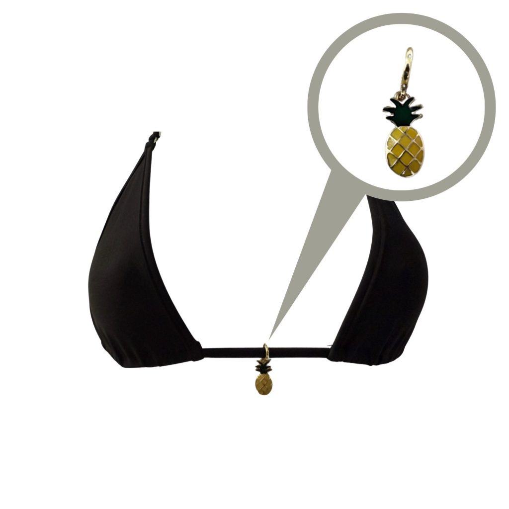Pineapple Bikini Top Charm image 0
