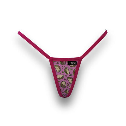 Tacos - Pink- Mini G-String Underwear image 0