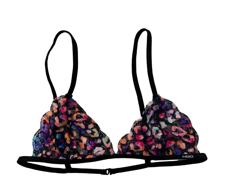 Electric Leopard - Lace Bralette image 4