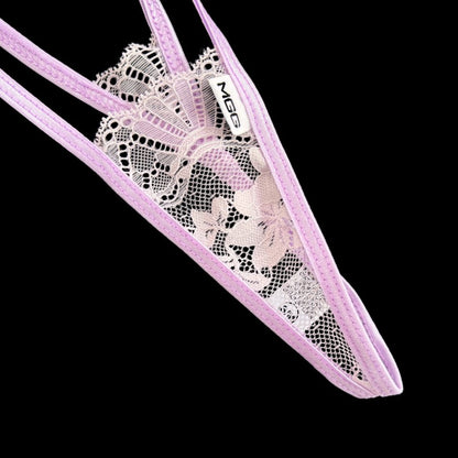 Lilac - Ultra Lace Thong G-String Lingerie image 1