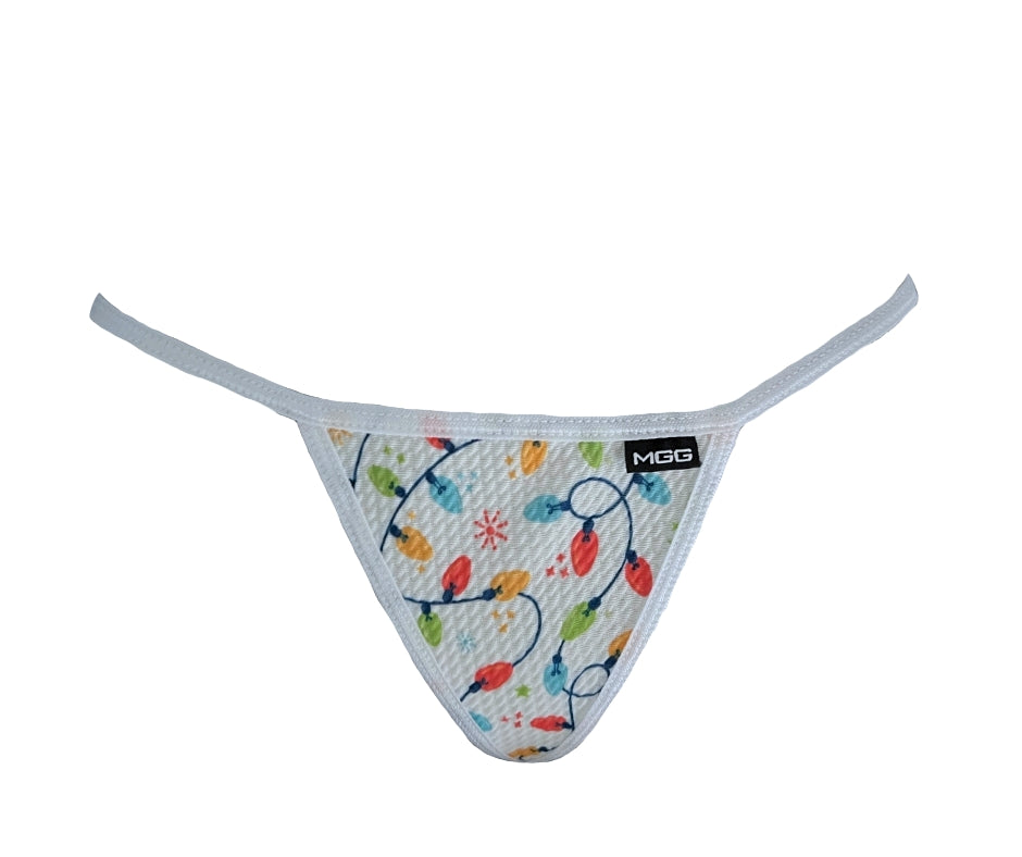 Christmas Lights - Low Rise G-String Underwear image 0