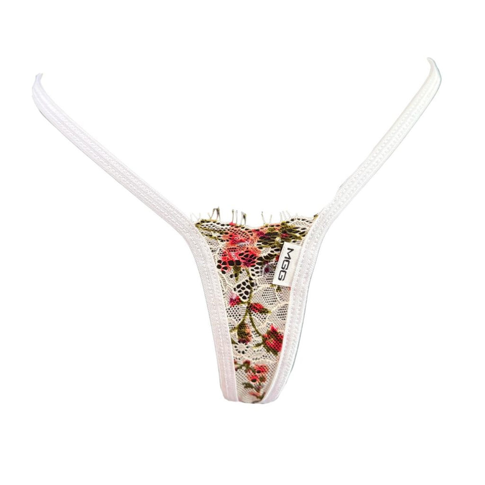 Roses Blanches - String en dentelle ultra-fine – Micro Gigi