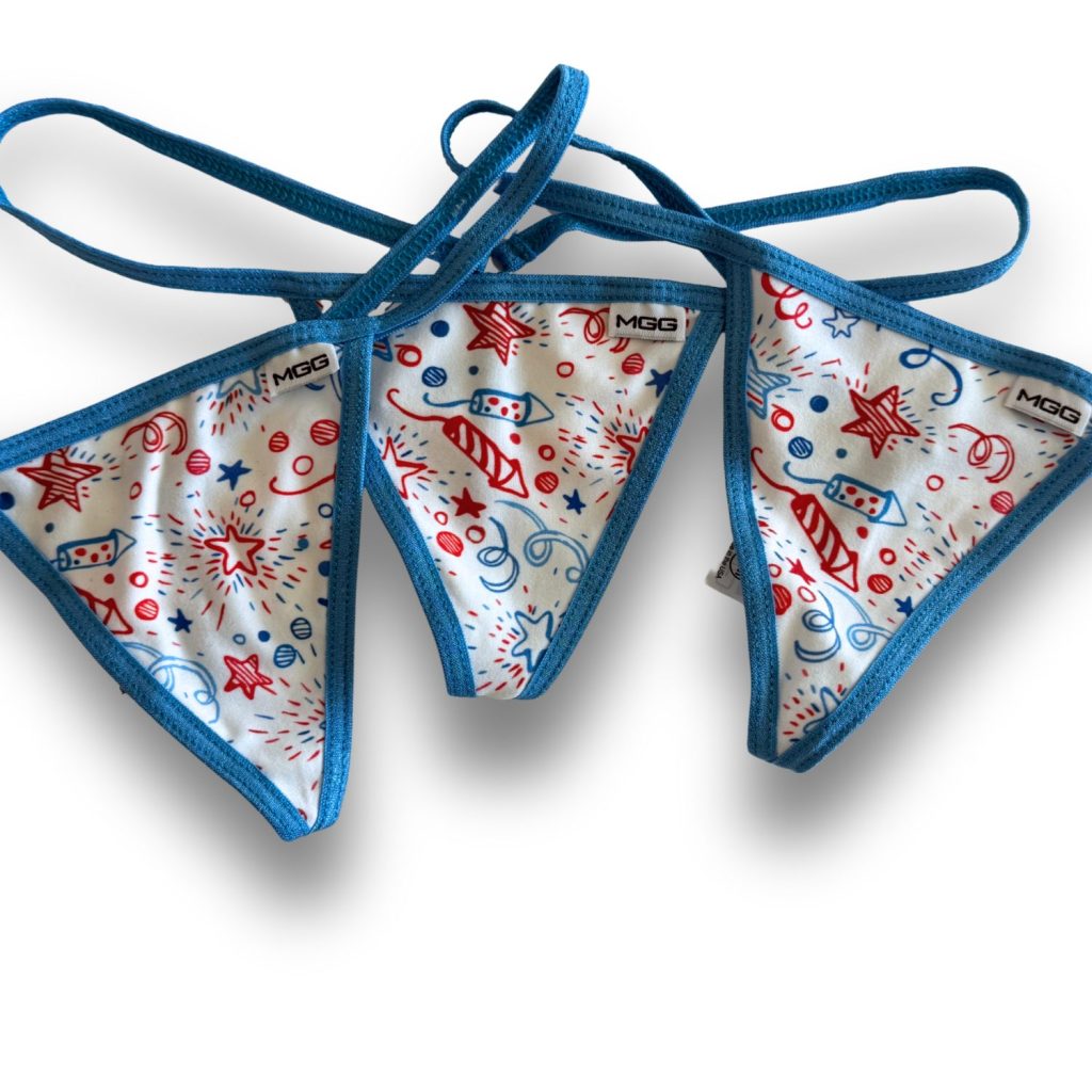 4th of July Fireworks - Low Rise G-String Underwear image 2