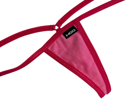 Light Pink Cotton - Mini G-String Underwear image 1