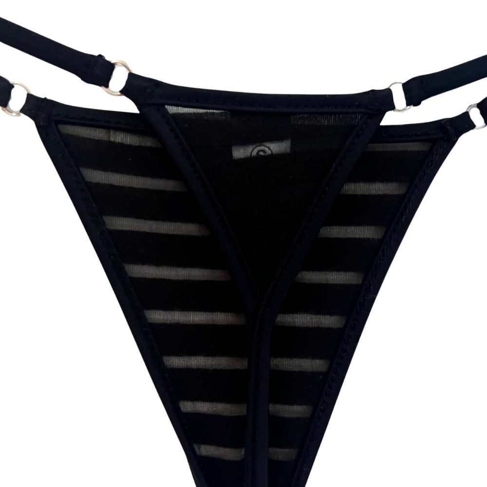 Coastline - Black - Mini Bikini Bottom image 2