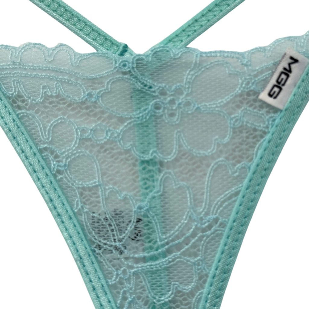 Aqua - Lace G-String Lingerie image 1