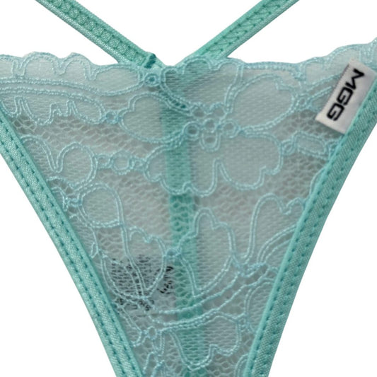 Aqua - Lace G-String Lingerie image 1