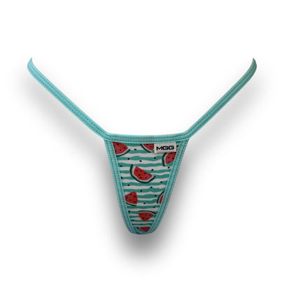 Summer Watermelon - Aqua - Mini Cotton G-String image 0