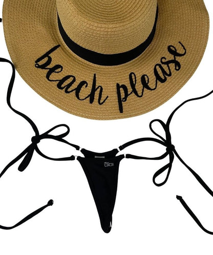 Midnight Black - Tie Sides Bikini Bottom image 6