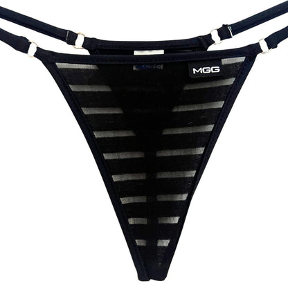 Coastline - Black - Mini Bikini Bottom image 1