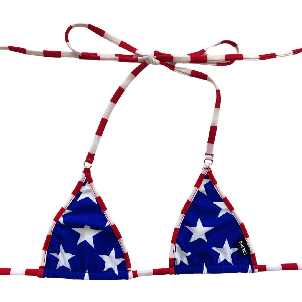 Stars & Stripes - Mini Bikini Top – Micro Gigi